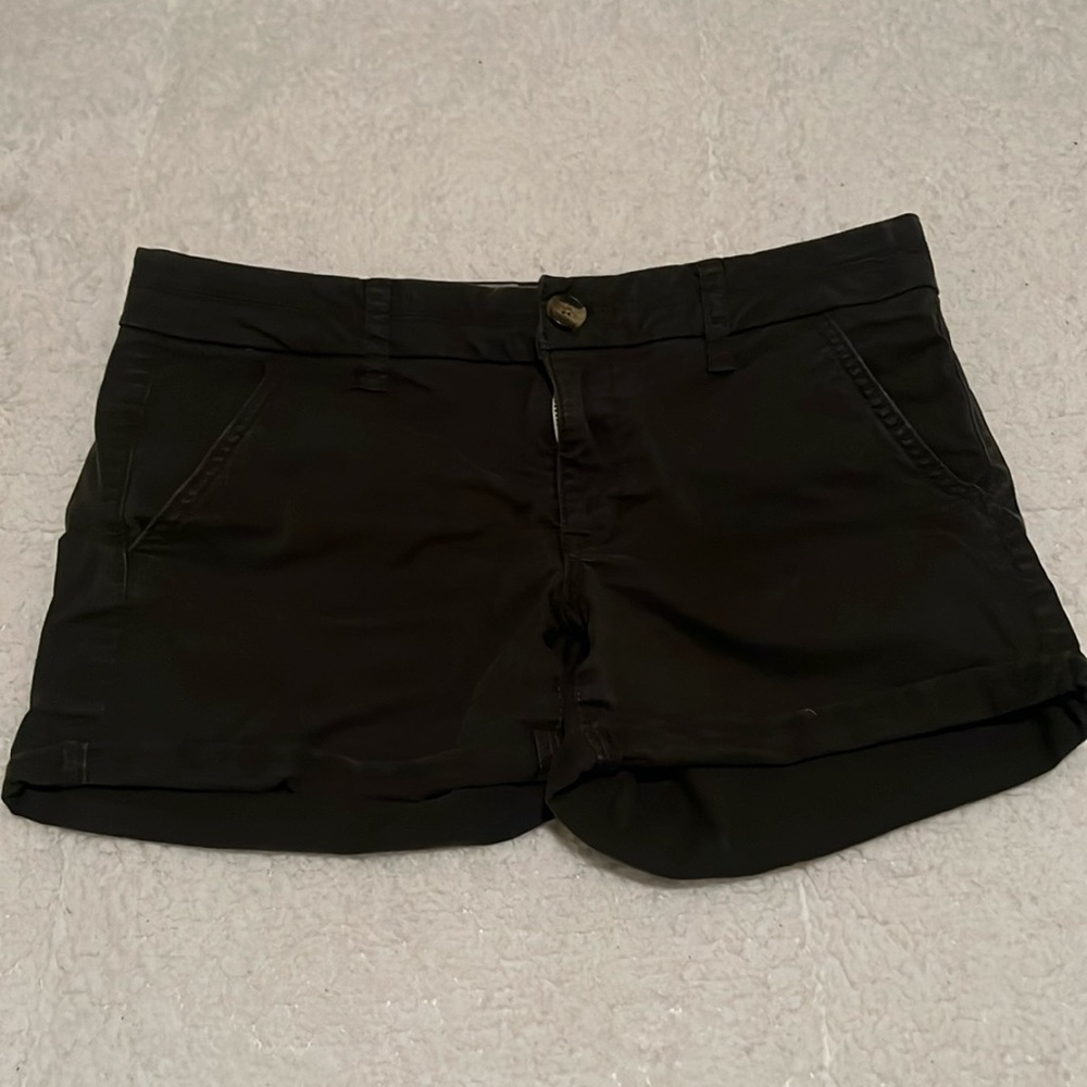 Olive Green American Eagle Stretch Shorts